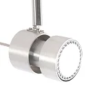 Steinhauer Spotlight bar NATASJA 3-flammer, lang, Dim-To-Warm, justerbar GU10 IP20, stål børstet dæmpbar