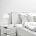 Steinhauer Bordlampe ANCILLA MUSHROOM lang, med skiftefunktion G9 IP20, chrom, poleret dæmpbar