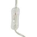Steinhauer Bordlampe ANCILLA MUSHROOM lang, med skiftefunktion G9 IP20, chrom, poleret dæmpbar