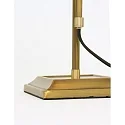 Steinhauer Bordlampe ANCILLA lang, justerbar, med træk-koblingskæde E27 IP20, børstet bronze 