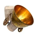 Mexlite Spot GEARWOOD, 1-flamme, brun