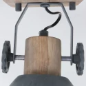 Mexlite Mexlite Spot GEARWOOD, 1-flamme, grå