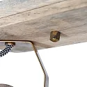 Mexlite Mexlite Spot GEARWOOD, 2-flammer, brun