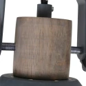 Mexlite Spot GEARWOOD, 2-flammer, brun