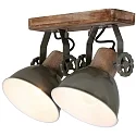 Mexlite Mexlite Spot GEARWOOD, 2 flames, green