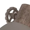Mexlite Loftlampe GEARWOOD E27 IP20, dæmpbar
