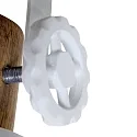Mexlite Mexlite Spot GEARWOOD, 2-flammer, hvid