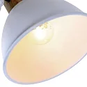 Mexlite Mexlite Spot GEARWOOD, 2-flammer, hvid