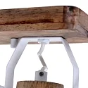 Mexlite Mexlite Spot GEARWOOD, 2-flammer, hvid