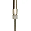 Steinhauer Pendant luminaire ZELENA LED, adjustable, 4 flames, silver