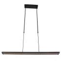 Steinhauer Steinhauer Pendel ZELENA LED, justerbar, 4-flammer, sort