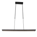 Steinhauer Steinhauer Pendel ZELENA LED, justerbar, 4-flammer, sort