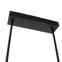 Steinhauer Steinhauer Pendel ZELENA LED, justerbar, 4-flammer, sort