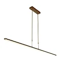 Steinhauer Pendel ZELENA LED, 3-flammer, L:150cm, bronze