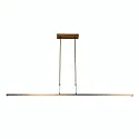 Steinhauer Steinhauer Pendel ZELENA LED, 3-flammer, L:150cm, bronze