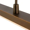 Steinhauer Steinhauer Pendel ZELENA LED, 3-flammer, L:150cm, bronze