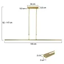 Steinhauer Pendel ZELENA IP20, dæmpbar