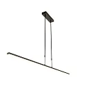 Steinhauer Pendel ZELENA LED, 3-flammer, L:150cm, sort