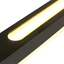 Steinhauer Steinhauer Pendant luminaire ZELENA LED, 3 flames, L:150cm, black