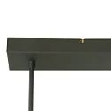 Steinhauer Steinhauer Pendant luminaire ZELENA LED, 3 flames, L:150cm, black