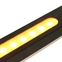 Steinhauer Steinhauer Pendant luminaire ZELENA LED, 3 flames, L:150cm, black