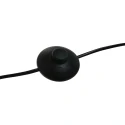 Mexlite Mexlite Floor lamp SOLVA, 1 flame, black lamp head, black