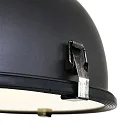 Steinhauer pendant luminaire BIKKEL - Ø 32CM 1 flame, small E27 IP20, black matt dimmable
