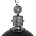 Steinhauer pendant luminaire BIKKEL - Ø 32CM 1 flame, small E27 IP20, black matt dimmable