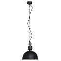 Steinhauer pendant luminaire BIKKEL - Ø 32CM 1 flame, small E27 IP20, black matt dimmable
