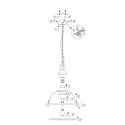 Steinhauer pendant luminaire BIKKEL - Ø 32CM 1 flame, small E27 IP20, black matt dimmable