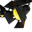 Mexlite Mexlite Spot CARRÉ, 2-flammer, studio spotlight, sort