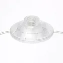 Steinhauer Standerlampe PRESTIGE CHIC cylindrisk, med afbryder, med skærm, med leddelt arm, med stik E27 IP20, stål børstet 