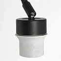 Steinhauer floor lamp PRESTIGE CHIC cylindrical, with switch, with shade, with jointed arm, with plug E27 IP20, black matt 