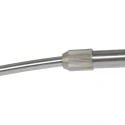 Steinhauer Standerlampe SPARKLED LIGHT cylindrisk, med afbryder, med skærm, med stik, justerbar E27 IP20, stål børstet 