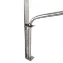 Steinhauer wall luminaire ELEGANT CLASSY with switch, with shade, with strain relief, with plug, adjustable E27 IP20, steel brushed 