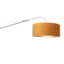 Steinhauer wall luminaire ELEGANT CLASSY with switch, with shade, with strain relief, with plug, adjustable E27 IP20, steel brushed 