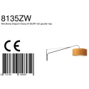 Steinhauer wall luminaire ELEGANT CLASSY with switch, with shade, with strain relief, with plug, adjustable E27 IP20, black matt 