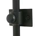 Steinhauer Væglampe SPARKLED LIGHT cylindrisk, med skærm, justerbar E27 IP20, sort mat 