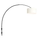 Steinhauer Væglampe SPARKLED LIGHT cylindrisk, med skærm, justerbar E27 IP20, sort mat 