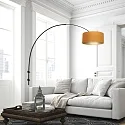 Steinhauer Væglampe SPARKLED LIGHT cylindrisk, med skærm, justerbar E27 IP20, sort mat 