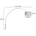 Steinhauer Væglampe SPARKLED LIGHT cylindrisk, med skærm, justerbar E27 IP20, stål børstet 