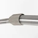 Steinhauer Væglampe SPARKLED LIGHT cylindrisk, med skærm, justerbar E27 IP20, stål børstet 