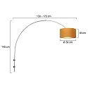 Steinhauer Væglampe SPARKLED LIGHT cylindrisk, med skærm, justerbar E27 IP20, stål børstet 