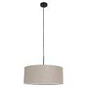 Pendel SPARKLED LIGHT cylindrisk, med skærm E27 IP20, sort mat dæmpbar