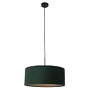 Pendel SPARKLED LIGHT cylindrisk, med skærm E27 IP20, sort mat dæmpbar