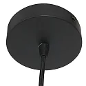 Steinhauer Pendel SPARKLED LIGHT cylindrisk, med skærm E27 IP20, sort mat dæmpbar