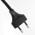 Bordlampe STANG up, kort, med afbryder, med skærm, med stik E27 IP20, sort mat dæmpbar