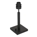 Bordlampe STANG up, kort, med afbryder, med skærm, med stik E27 IP20, sort mat dæmpbar