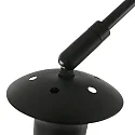 Steinhauer Væglampe SPARKLED LIGHT halvrund, med skærm, justerbar E27 IP20, sort mat 