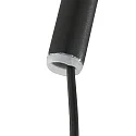 Steinhauer Væglampe SPARKLED LIGHT halvrund, med skærm, justerbar E27 IP20, sort mat 